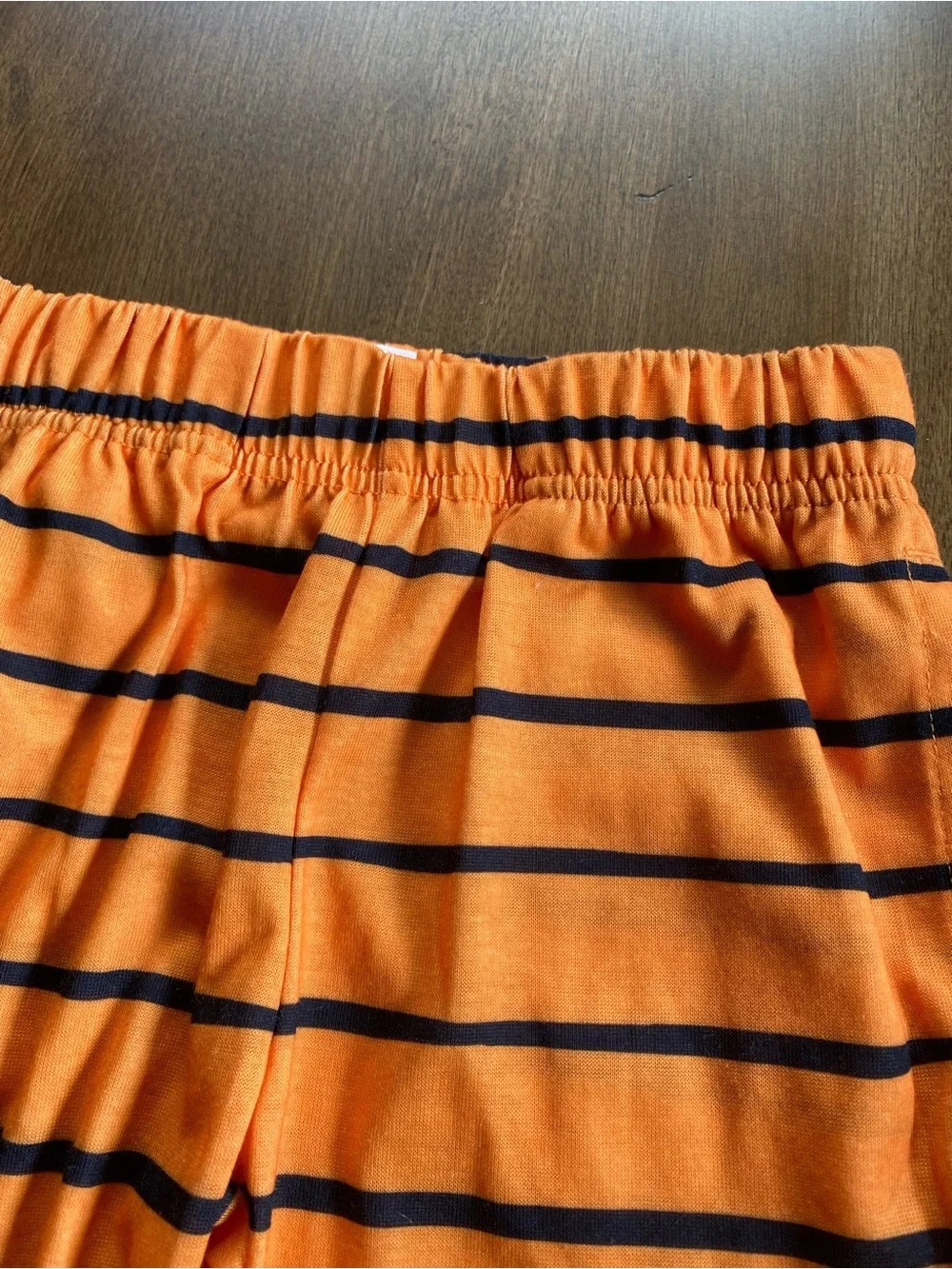 New Hope & Wonder Halloween 4T Sleep Pants Orange & Black Striped